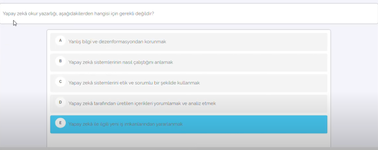 Eğitimde Yapay Zeka Kursu Sınav Soruları ve Cevapları 5.png